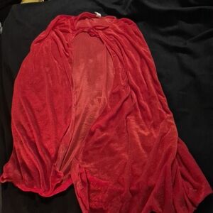 Adult Red Velvet Cape